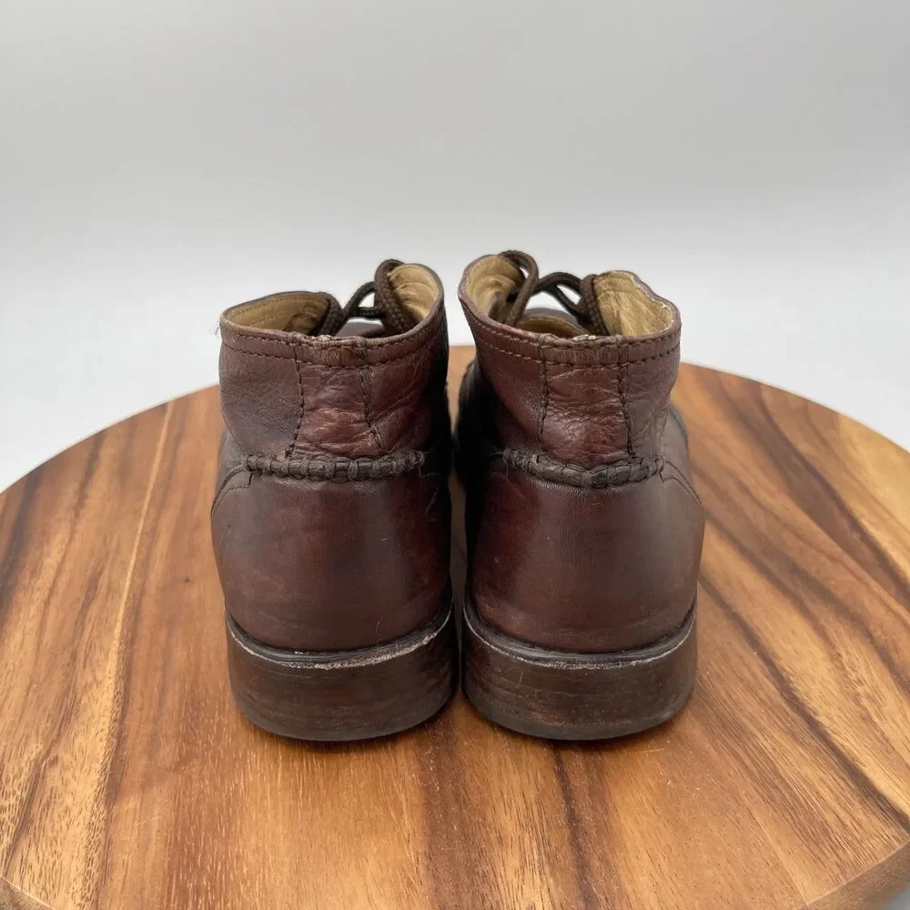 Frye Oliver Boots Mens Size 10.5 D Brown Leather Chukka Ankle Casual Preppy